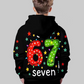 ✨🎅Weihnachtsangebote – Nur für kurze Zeit!⏰"67" Kapuzenpullover für Kinder – Weich, trendig und inspiriert vom viralen Meme 🎮👕