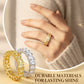 💎  50% di sconto 💍Modischer Mémoire-Ring mit glitzernden Zirkonia-Steinen