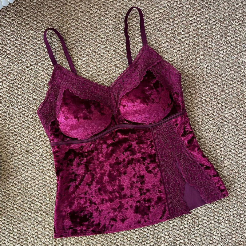Women’s Sexy Satin Lace Camisole