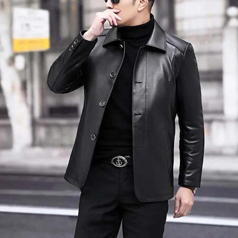 ✨ Weihnachtsangebote – Jetzt schnell sein! 🎅⏰Herren-Winter-Jacke mit Plüschfutter und stilvollem Design