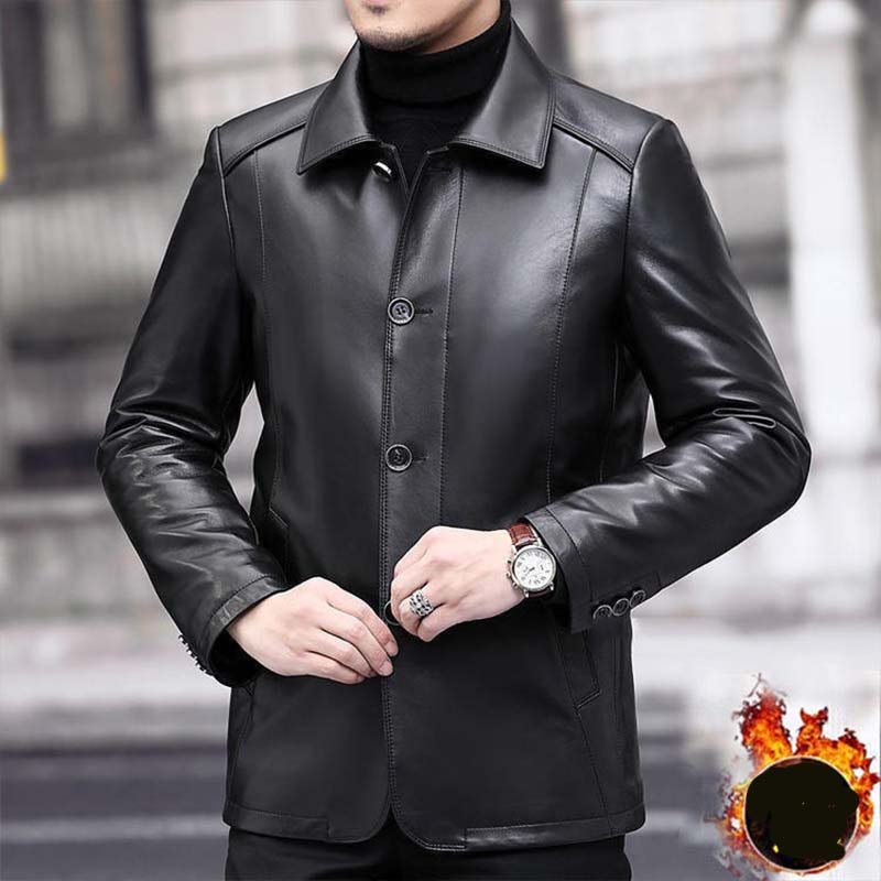 ✨ Weihnachtsangebote – Jetzt schnell sein! 🎅⏰Herren-Winter-Jacke mit Plüschfutter und stilvollem Design
