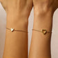 ✨🎅Weihnachtsangebote – Nur für kurze Zeit!⏰2er Set Armbänder mit passendem Herz-Anhänger