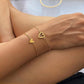 ✨🎅Weihnachtsangebote – Nur für kurze Zeit!⏰2er Set Armbänder mit passendem Herz-Anhänger