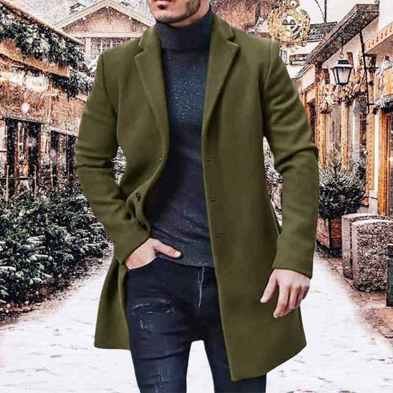 ⌛ Nur noch 3 Tage – 50 % auf alles! ⏰Vielseitiger und bequemer Tweedmantel für Herren