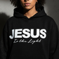 ✨🎅Weihnachtsangebote – Nur für kurze Zeit!⏰Stylishes funkelndes Strass-Hoodie "JESUS ist das Licht"