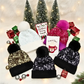 Fröhliches Neujahr! 50% auf alles 🎊⏰Wintermütze mit Quaste und glitzernden Pailletten