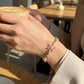 Fröhliches Neujahr! 50% auf alles 🎊⏰Damenarmband mit Kirschblüten-Strass🌸