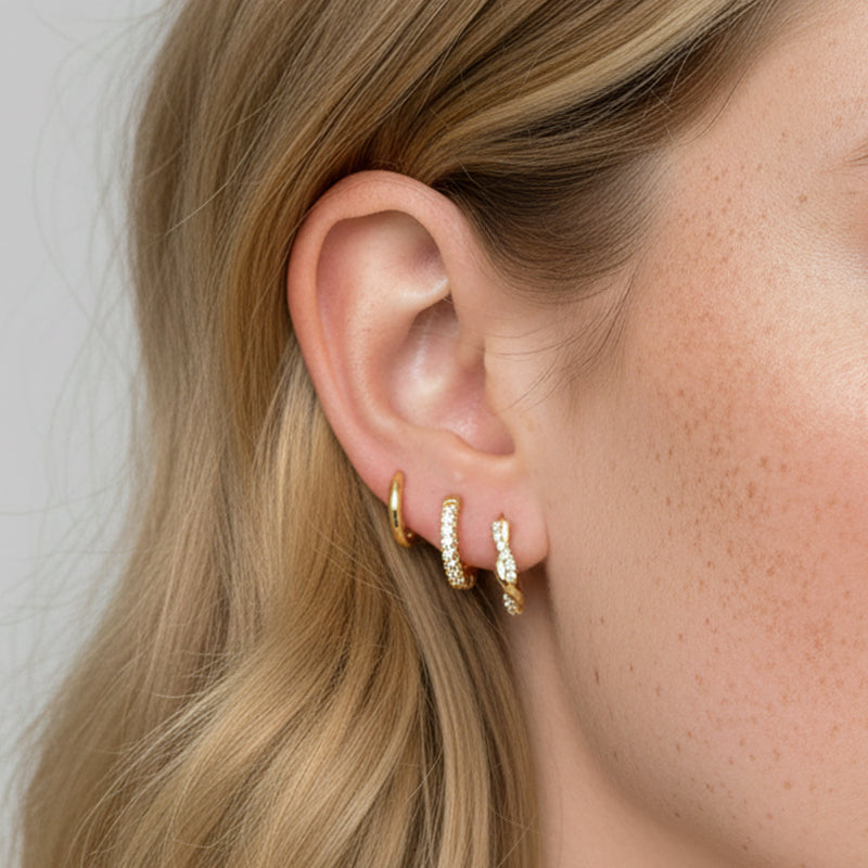 Fröhliches Neujahr! 50% auf alles 🎊⏰Stylisches Ohrring-Set für Damen