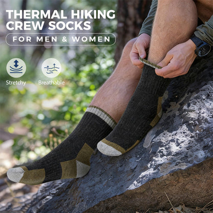 Unisex-Wandersocken – Temperaturregulierend & strapazierfest für Wanderungen & Alltag 🧦🚶‍♂️❄️