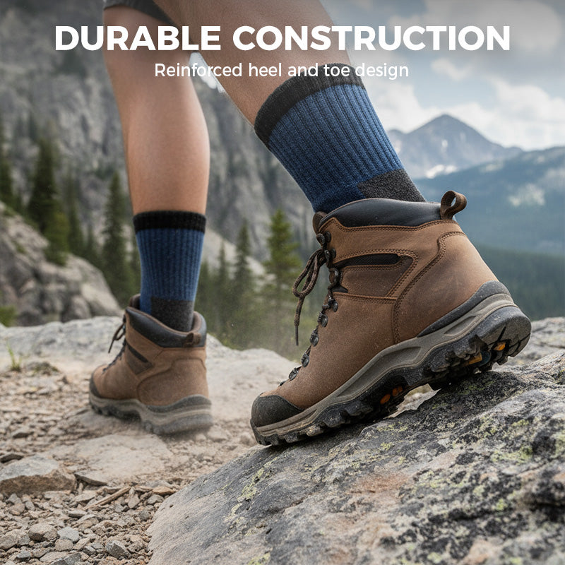 Unisex-Wandersocken – Temperaturregulierend & strapazierfest für Wanderungen & Alltag 🧦🚶‍♂️❄️