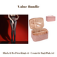 Vorteilspaket: 8D Oil-Sheen Rose Spitzenstrümpfe