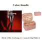 Vorteilspaket: 8D Oil-Sheen Rose Spitzenstrümpfe