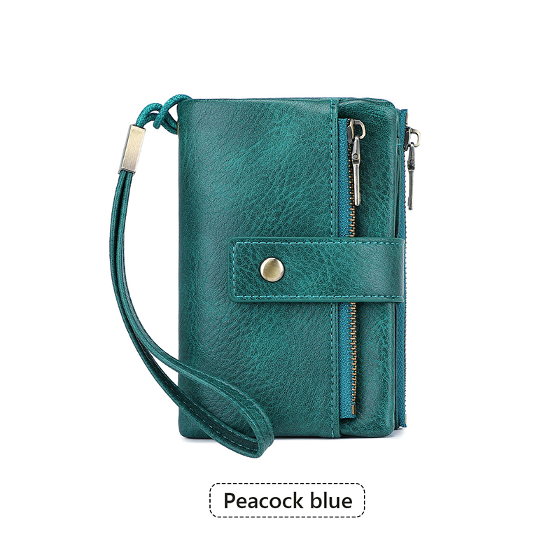 🔥Zeitlich begrenztes Angebot – Damen-Geldbörse im Retro-Stil mit RFID-Schutz, dreifach gefaltet