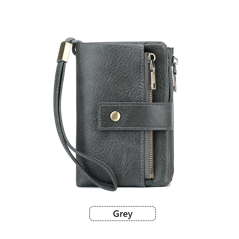 🔥Zeitlich begrenztes Angebot – Damen-Geldbörse im Retro-Stil mit RFID-Schutz, dreifach gefaltet