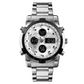 Wasserdichte Herren-Armbanduhr – Edelstahl, Analog-Digital, Stoßfest und Robustes Design