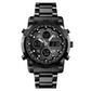 Wasserdichte Herren-Armbanduhr – Edelstahl, Analog-Digital, Stoßfest und Robustes Design
