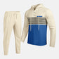 Herren-Trainingsanzug mit Kapuze und Farbblock-Design