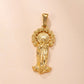 Gold-Tone Stainless Steel Virgin Mary Pendant