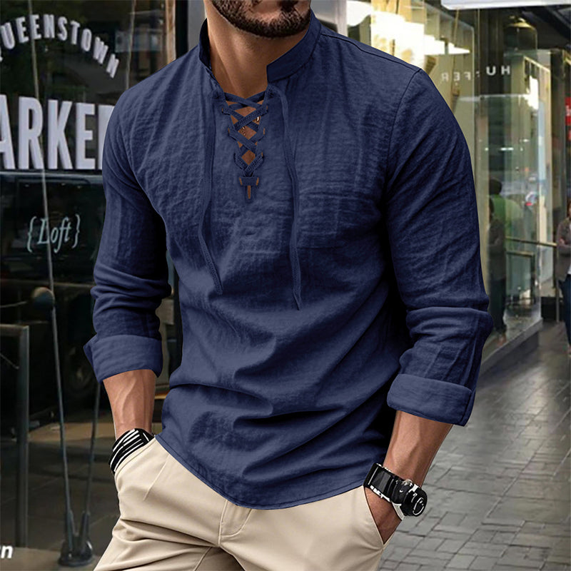 Herren Freizeithemd in Uni-Farbe – Klassisch, bequem & vielseitig kombinierbar 👔