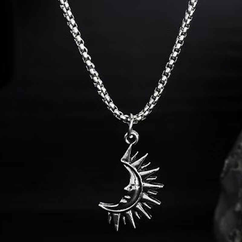 🌞 50% RABATT! 🌙 Sonnen- und Mond-Anhänger-Set – Symbolischer Schmuck, Asymmetrisches Design & Perfektes Geschenk für Paare ✨