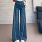 Damen-Jeans mit Strassdetails – Weites Bein & dezenter Schlag, modern und elegant ✨👖