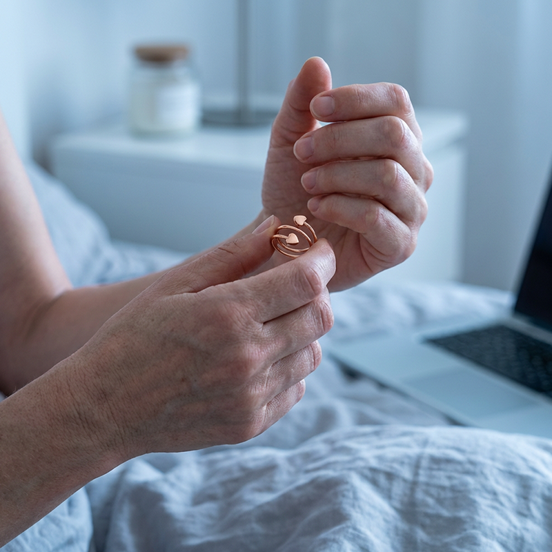 Eleganter Kupferring mit Magnet-Herz – Kreativer Energierring für mehr Vitalität und Ausstrahlung 💖💎