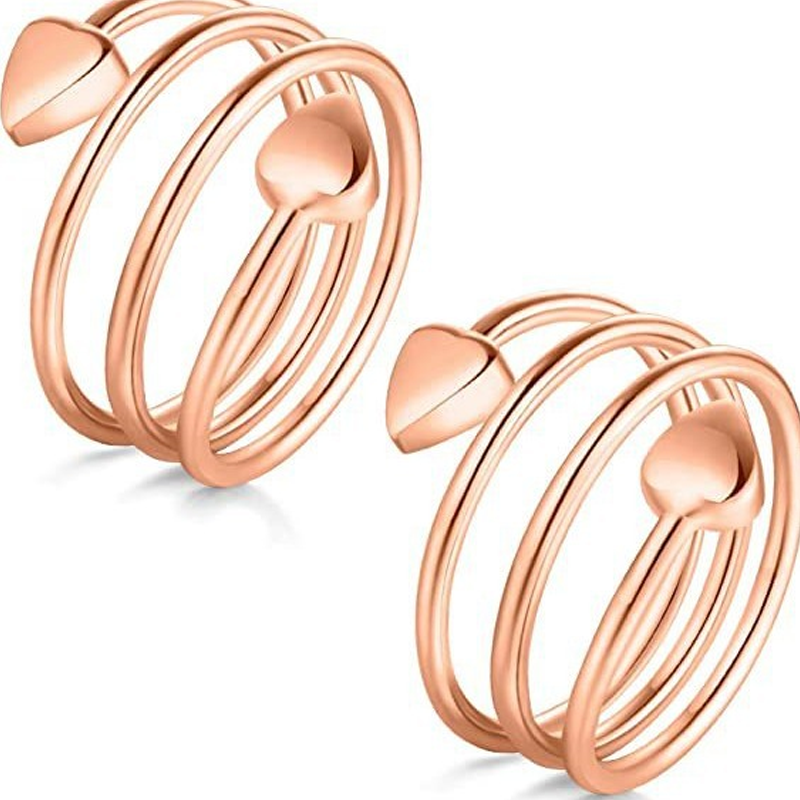Eleganter Kupferring mit Magnet-Herz – Kreativer Energierring für mehr Vitalität und Ausstrahlung 💖💎