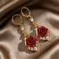 🌹 50% RABATT! ✨ Elegante Ohrringe mit Roten Rosen – Romantisches Design, Hochwertige Verarbeitung & Perfektes Geschenk 💝