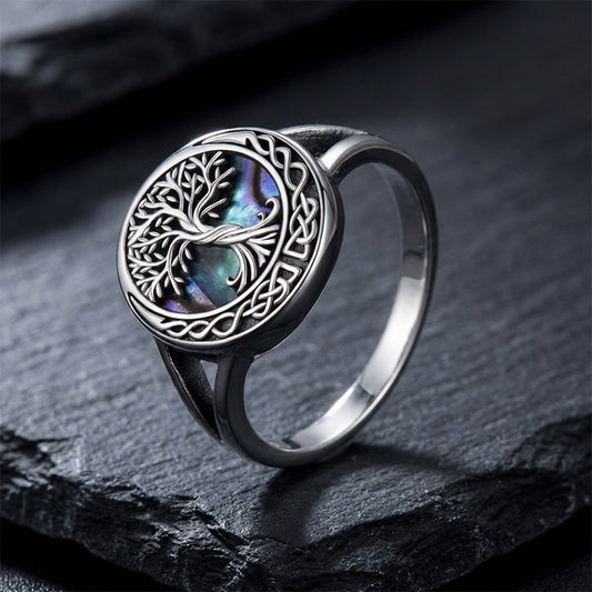 Baum des Lebens Ring – Minimalistisches Design mit natürlichem Charme 🌿💍