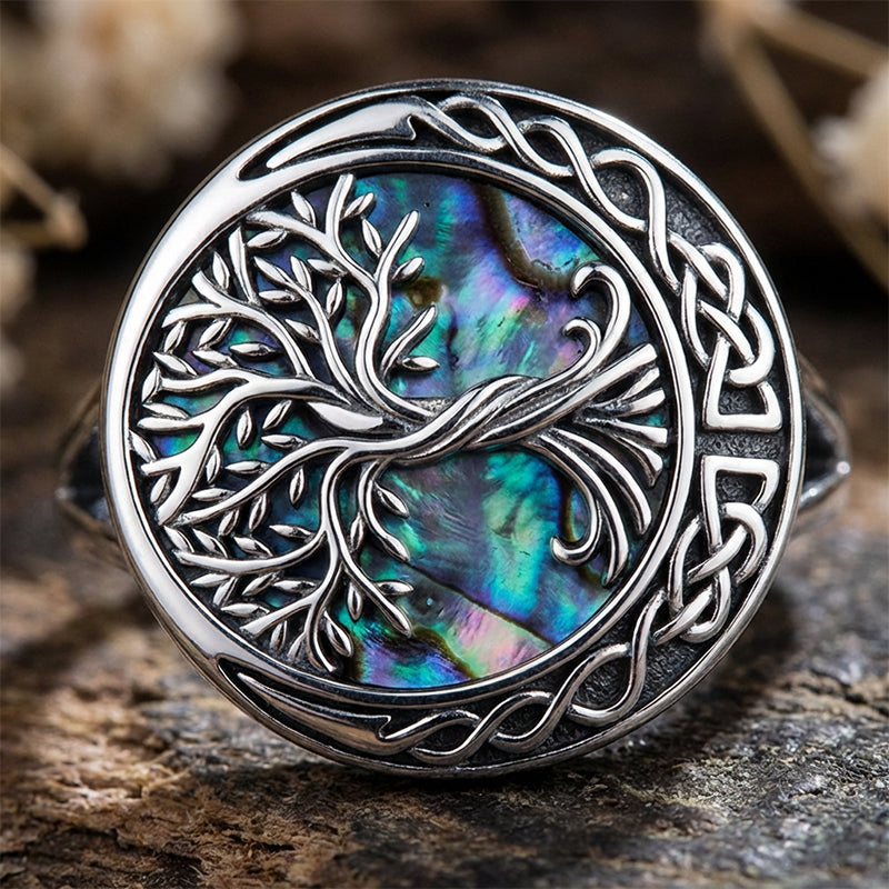 Baum des Lebens Ring – Minimalistisches Design mit natürlichem Charme 🌿💍