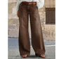 High-Waist Jeans mit Weitem Bein – Mit Knopfleiste, Bequem und Zeitlos für den Alltag