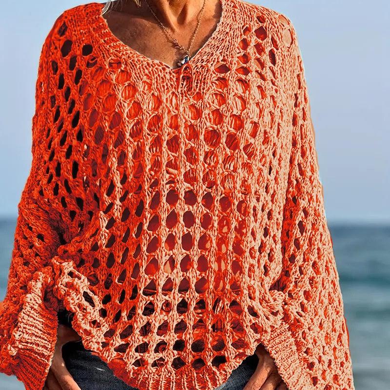 Damen Oversize Strickpullover – Casual & vielseitig kombinierbar, langärmelig