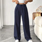 📢Mid-Season Sale: −50% nur für kurze Zeit⏰👖 Hoch taillierte, weite Bügelfaltenhose für Damen – elegant & bequem, perfekt fürs Büro, Freizeit & warme Tage