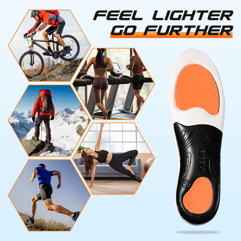👟 50% RABATT! ⚡ Stoßdämpfende Sport-Einlegesohlen mit Fußgewölbeunterstützung – Atmungsaktiv, Schmerzlindernd & Perfekt für Laufen & Training 🏃