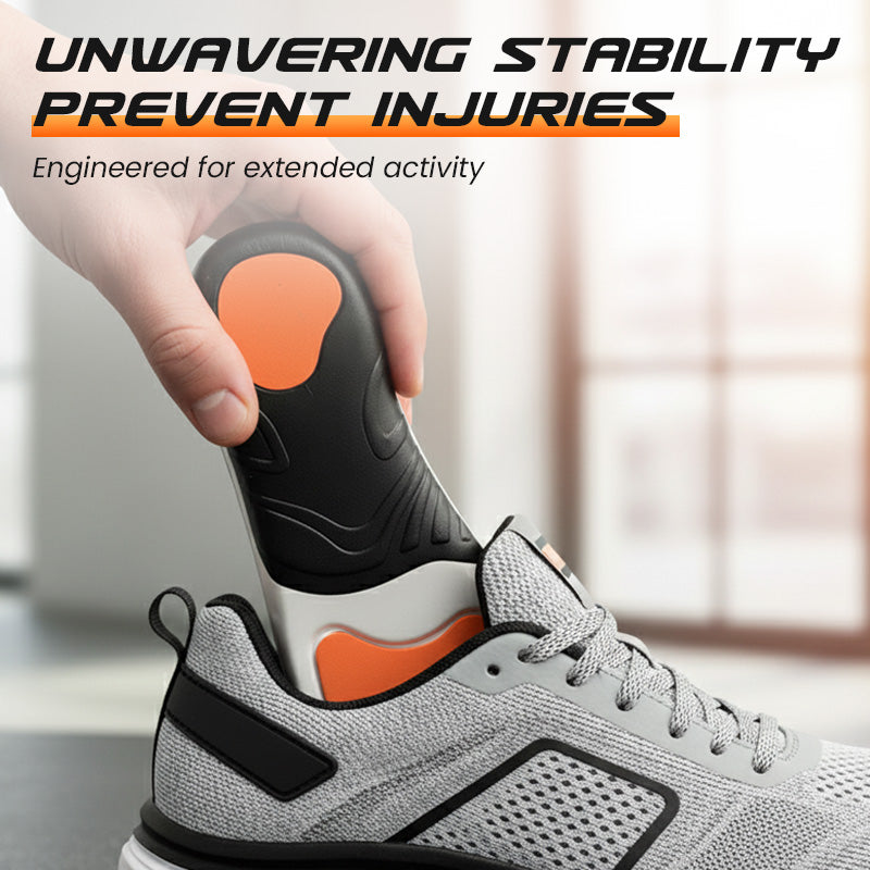 👟 50% RABATT! ⚡ Stoßdämpfende Sport-Einlegesohlen mit Fußgewölbeunterstützung – Atmungsaktiv, Schmerzlindernd & Perfekt für Laufen & Training 🏃