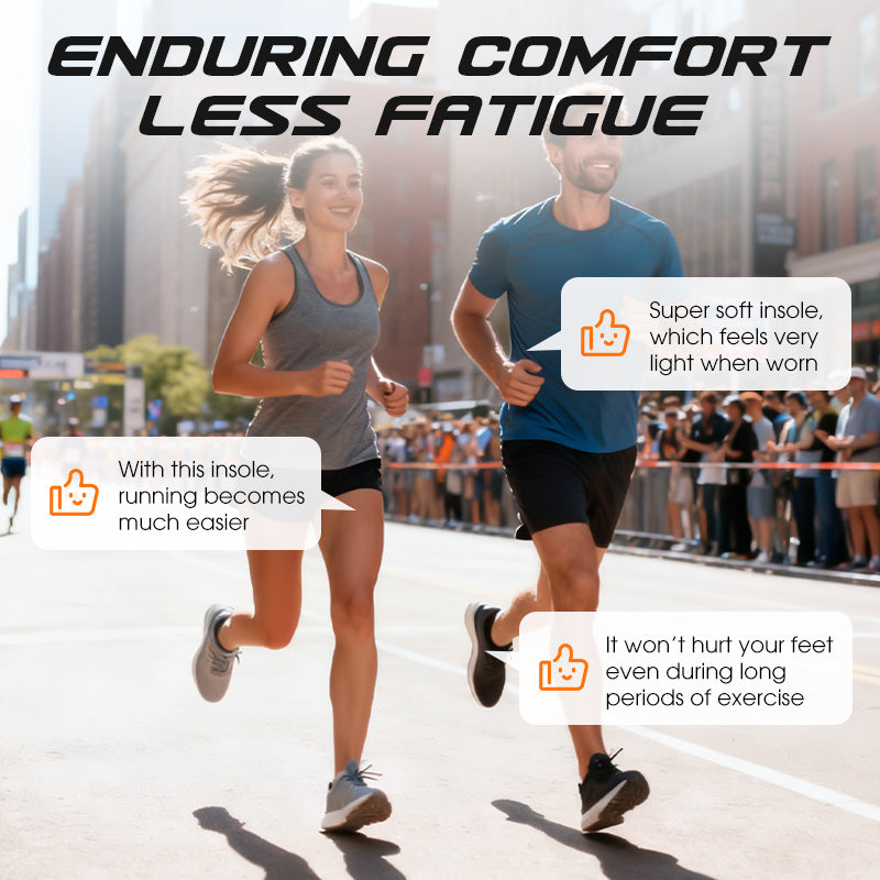 👟 50% RABATT! ⚡ Stoßdämpfende Sport-Einlegesohlen mit Fußgewölbeunterstützung – Atmungsaktiv, Schmerzlindernd & Perfekt für Laufen & Training 🏃