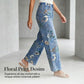 Gerade geschnittene Damen Jeans – Print Design, Bequem & Stilvoll ✨ Für Freizeit & Alltag