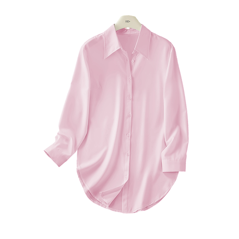 Damen Langarm-Shirt mit High-Low-Saum