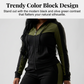 2-teiliges Damen Trainingsanzug-Set im Color-Block Design – Bequem & Sportlich für Alltag und Fitness