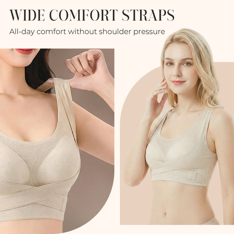 🌸 50 % Rabatt – Sport-BH mit Cross-Back-Design – formend, stützend & vielseitig – ideal für Yoga, Fitness & Alltag ✨
