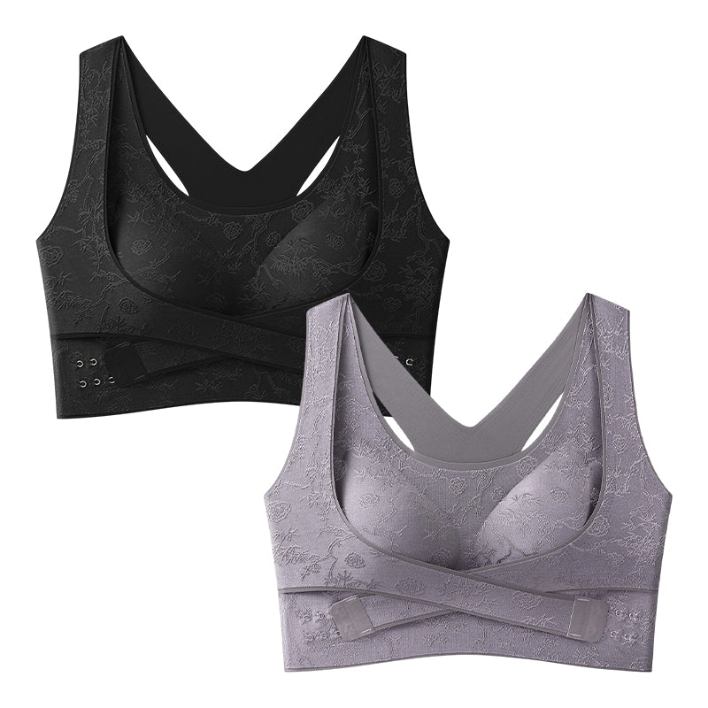 🌸 50 % Rabatt – Sport-BH mit Cross-Back-Design – formend, stützend & vielseitig – ideal für Yoga, Fitness & Alltag ✨