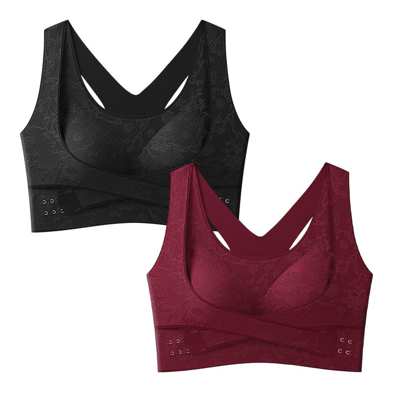 🌸 50 % Rabatt – Sport-BH mit Cross-Back-Design – formend, stützend & vielseitig – ideal für Yoga, Fitness & Alltag ✨