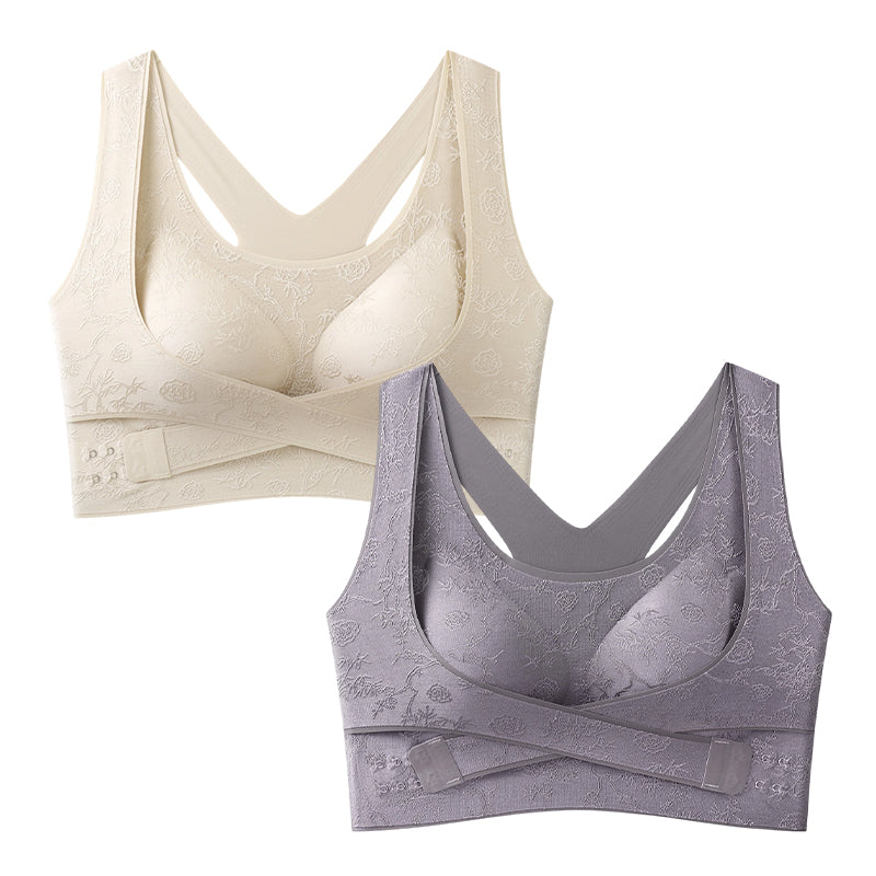 🌸 50 % Rabatt – Sport-BH mit Cross-Back-Design – formend, stützend & vielseitig – ideal für Yoga, Fitness & Alltag ✨