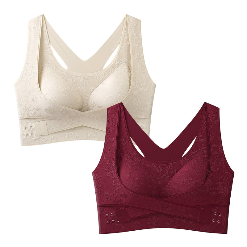 🌸 50 % Rabatt – Sport-BH mit Cross-Back-Design – formend, stützend & vielseitig – ideal für Yoga, Fitness & Alltag ✨