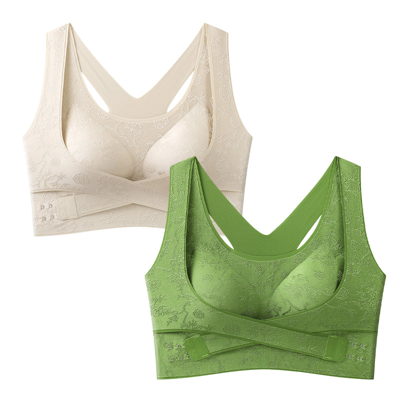 🌸 50 % Rabatt – Sport-BH mit Cross-Back-Design – formend, stützend & vielseitig – ideal für Yoga, Fitness & Alltag ✨