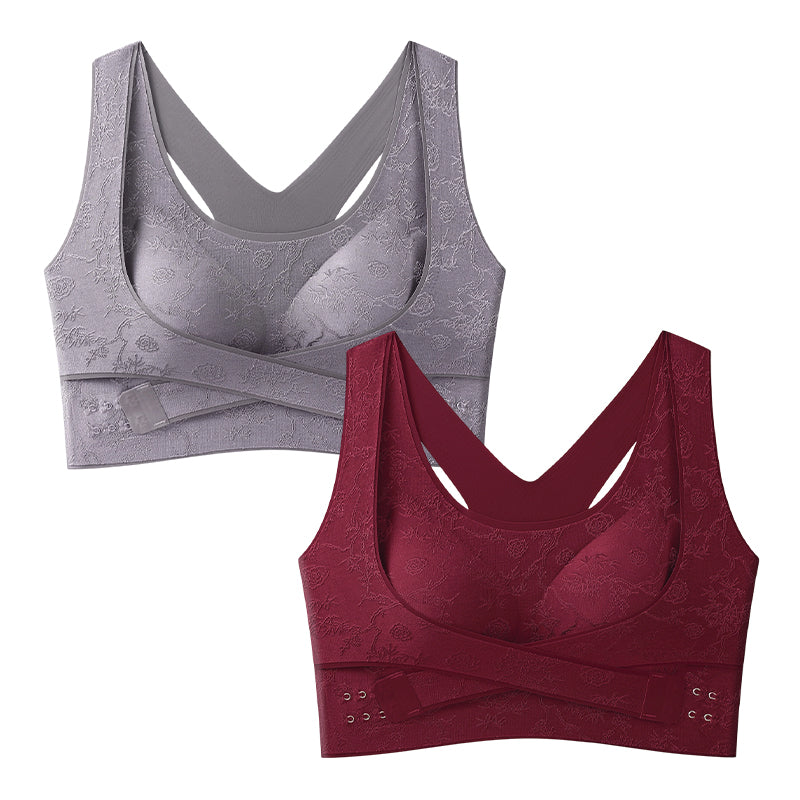 🌸 50 % Rabatt – Sport-BH mit Cross-Back-Design – formend, stützend & vielseitig – ideal für Yoga, Fitness & Alltag ✨