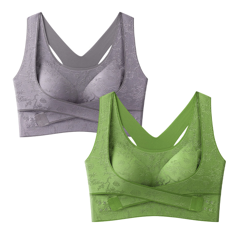 🌸 50 % Rabatt – Sport-BH mit Cross-Back-Design – formend, stützend & vielseitig – ideal für Yoga, Fitness & Alltag ✨