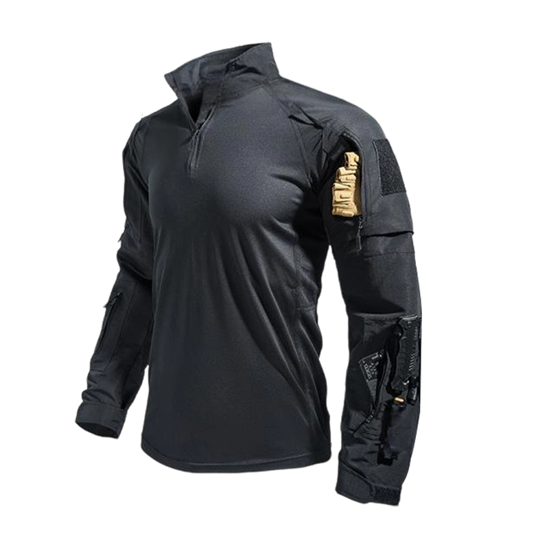 💎 50% RABATT! 💎 Langlebiges Multi-Pocket Outdoor- & Trainingsshirt – Atmungsaktiv, Robust & Taktisch Bereit 🌲💪