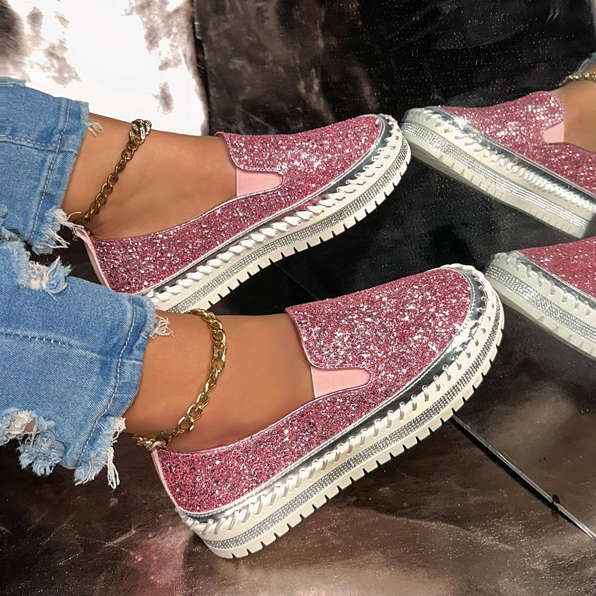Damen lässige bequeme Schlupfschuhe
