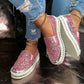 Damen lässige bequeme Schlupfschuhe